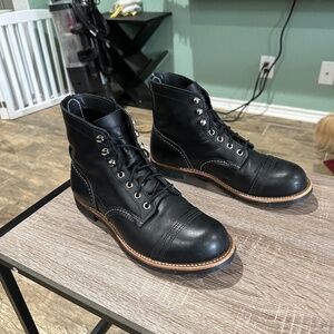 Red Wing 8084 Men's 6 Inch Iron Ranger Black Harness Boots  U.S Mens 7.5D